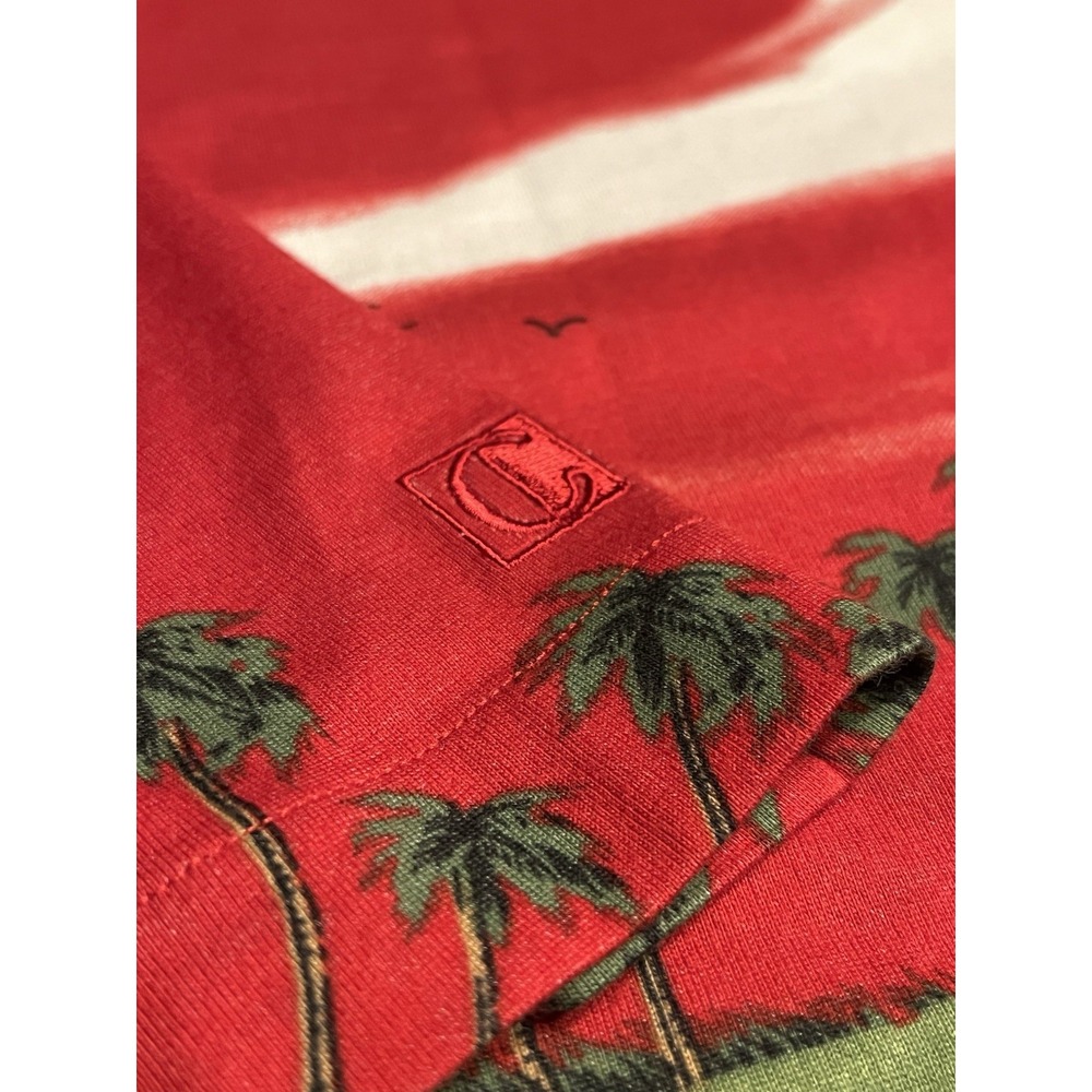 VTG CHILIWEAR Men Sailboat USA Button Front Short Sleeve Hawaiian Shirt XL - Picture 5 of 5